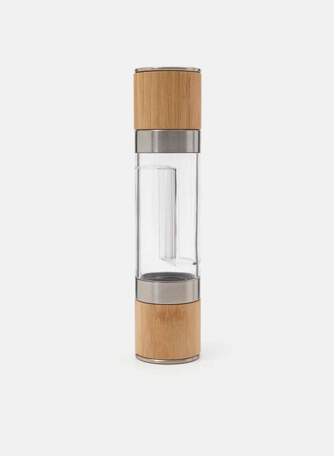 SKOFRI Pepper Mill, 2 in 1 Salt and Pepper Grinder, Stainless Steel Manual Two-Head Pepper Mill, Wooden Shakers Adjustable Coarse and Pepper Grinder, Refillable and Suitable for All Types of Spices - Image 3