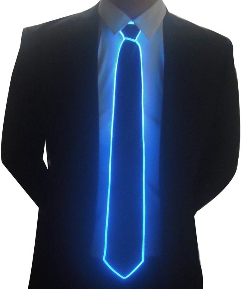 SATUMIKO Led Tie Light Up Fanny Ties Novelty Necktie For Men LED Light Up Ties Costume Accessory - Image 4