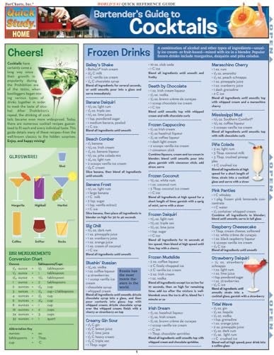 Bartender's Guide To Cocktails: a QuickStudy Laminated Reference Guide - Image 1