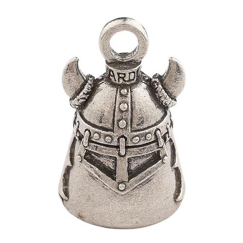 Guardian Bell Viking Good Luck Bell w/Keyring & Black Velvet Gift Bag | Motorcycle Bell | Lead-Free Pewter | Good Luck Gift to Friends & Family | Bike Bell | Made in USA - Image 1