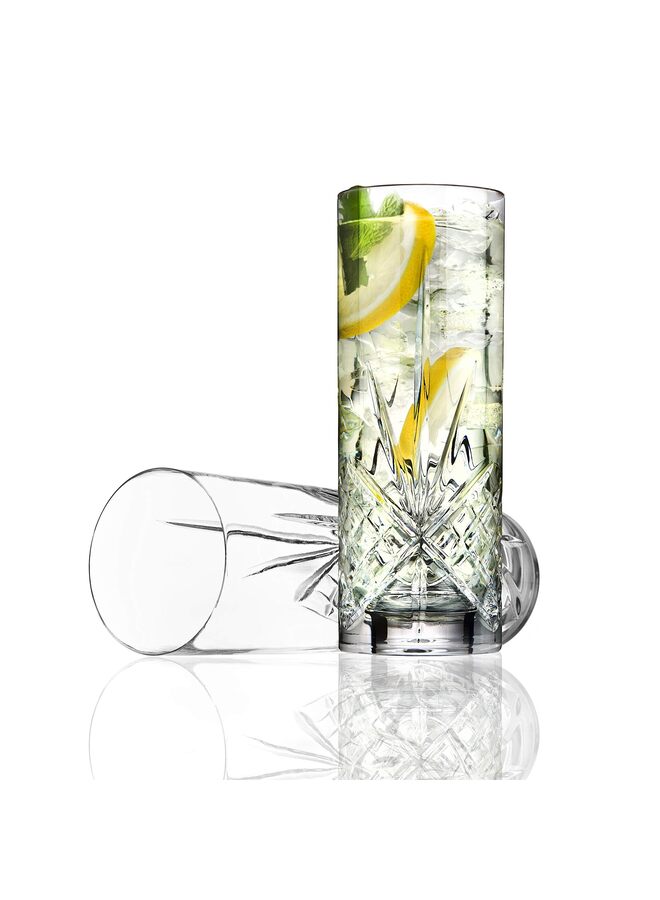 4 Pcs Tall Collins Glasses Set - Thickened All-Purpose Glassware for Cocktails, Iced Coffee, Juice, Home & Bar Use - Image 3