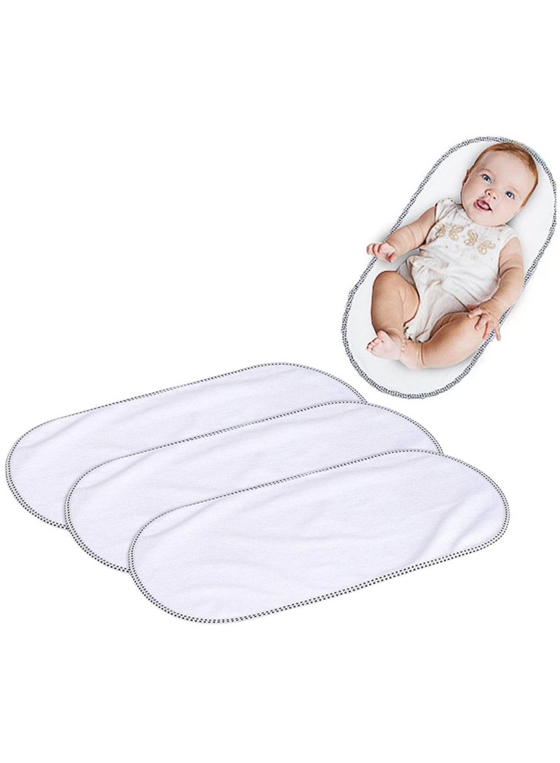 3-pack Baby Waterproof Diaper Pad Liner,Allergy-Proof And Super Soft,washable Reusable Diaper Leak Cover,Changing Pad Cover,Suitable For Newborn Boys And Girls - Image 1