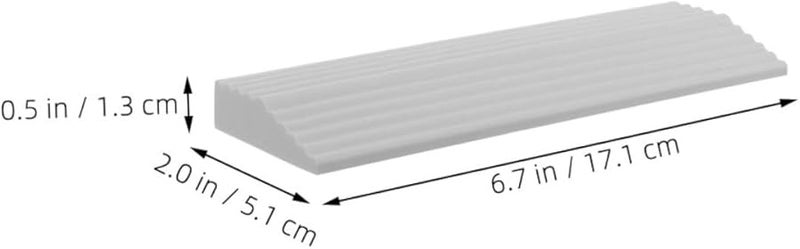 4Pcs Portable Entry Ramp Mat Non Slip Plastic Doorway Threshold Ramp for Wheelchair - Image 3