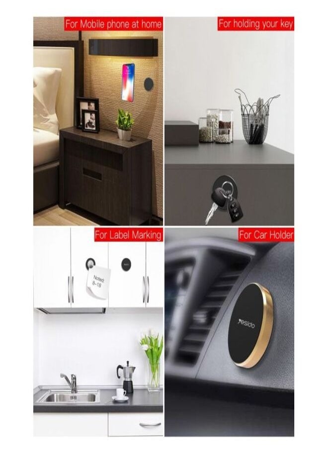 Yesido C38 High Quality Car Accessories Magnetic Phone Holder Car Holder 4 Magnet  - Image 3