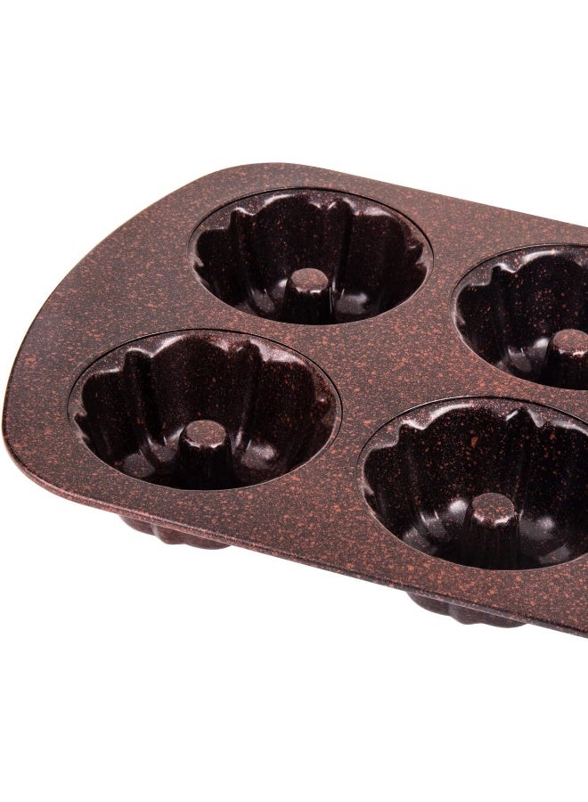 AKDC Ls Muffin Pan 26Cm X 41Cm X 4Cm Brown - Image 2