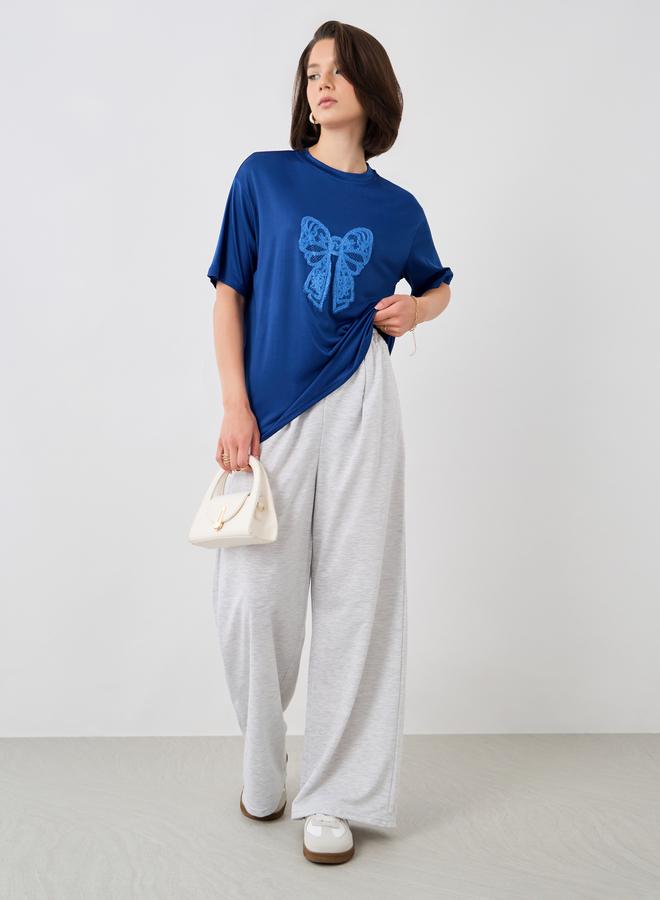 Take Two Embellished Short Sleeve Regular Fit T-Shirt - Image 2