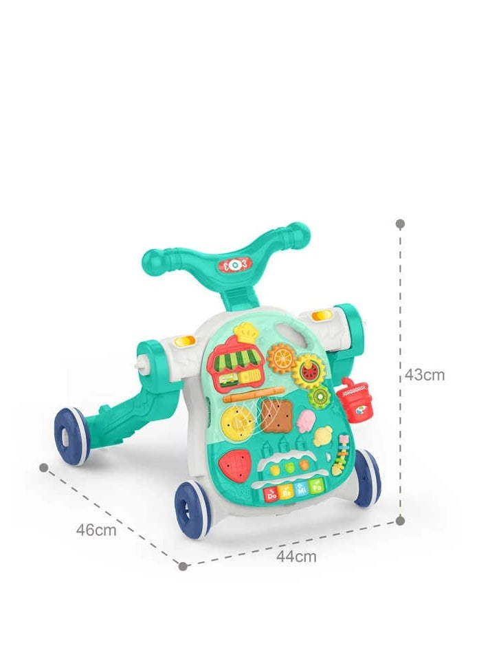 Generic - Baby walker - Multi functional sitting scooter, sitting walker, standing walker, push cart and activity table. - Image 1