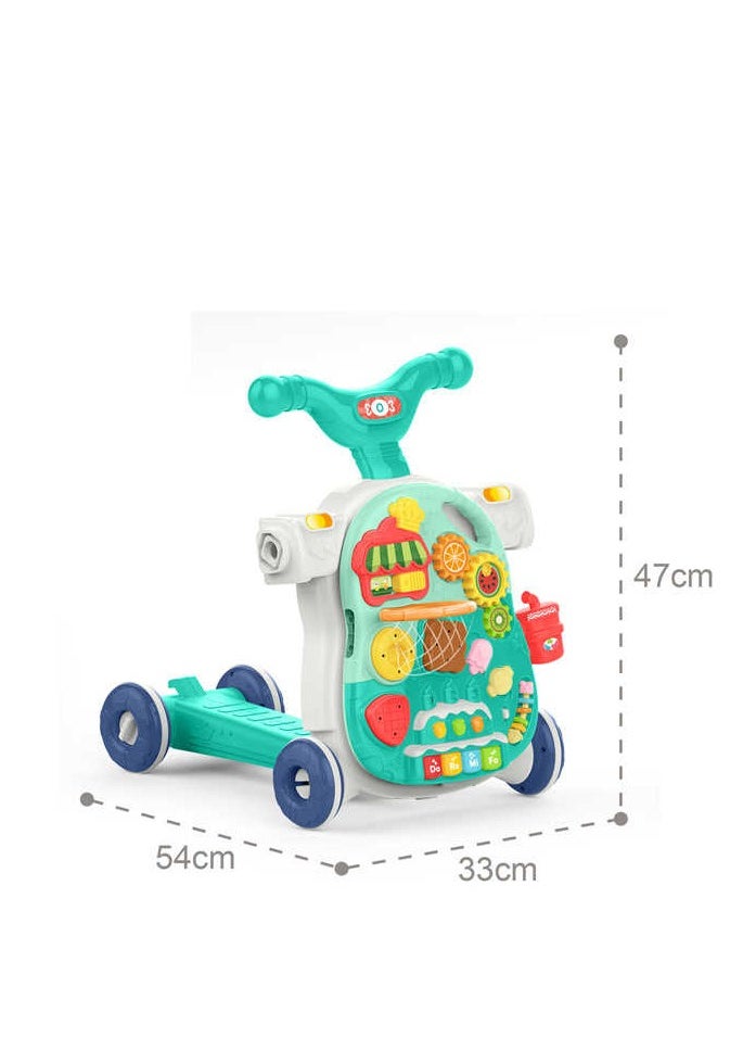 Generic - Baby walker - Multi functional sitting scooter, sitting walker, standing walker, push cart and activity table. - Image 1