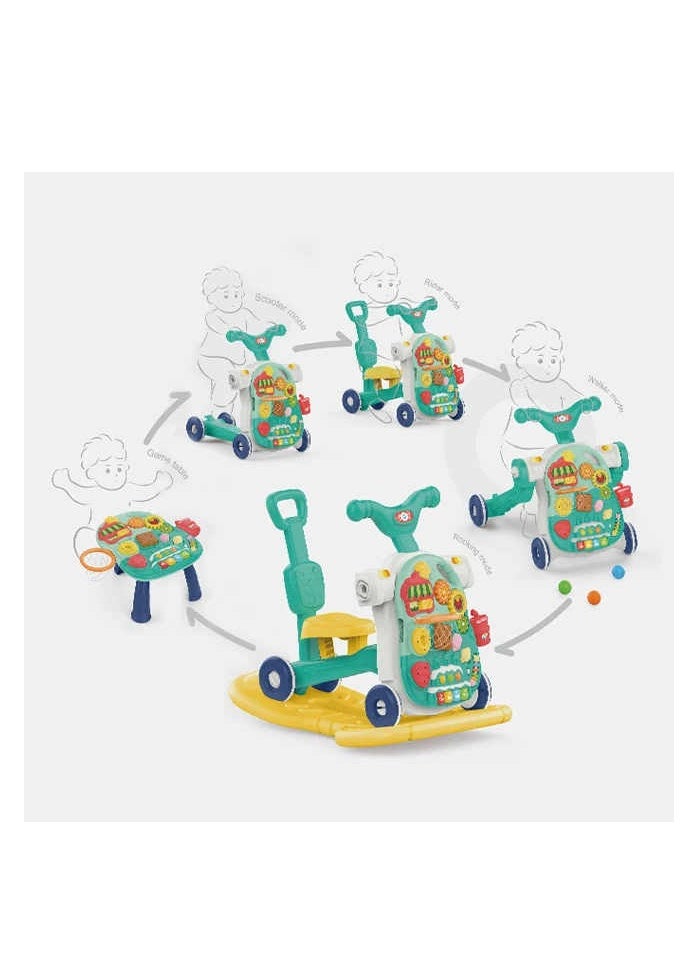 Generic - Baby walker - Multi functional sitting scooter, sitting walker, standing walker, push cart and activity table. - Image 1