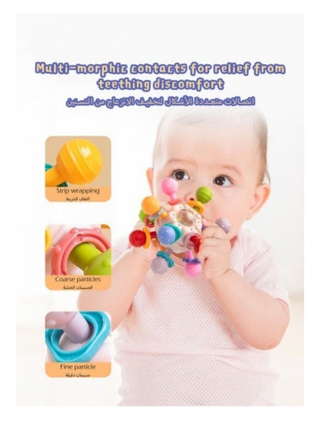 MIXDE Baby Toys Manhattan Ball,Baby Hand Grip Ball Rattle Toy  - Image 2