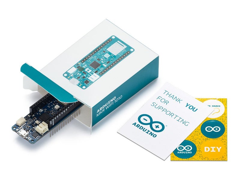 Arduino MKR WiFi 1010 [ABX00023] - 32-bit ARM Cortex-M0+, WiFi & Bluetooth Connectivity, 250KB Flash, 32KB SRAM, Secure Element, 14 Digital I/O Pins, 6 Analog Inputs, Compatible with Arduino IDE - Image 1