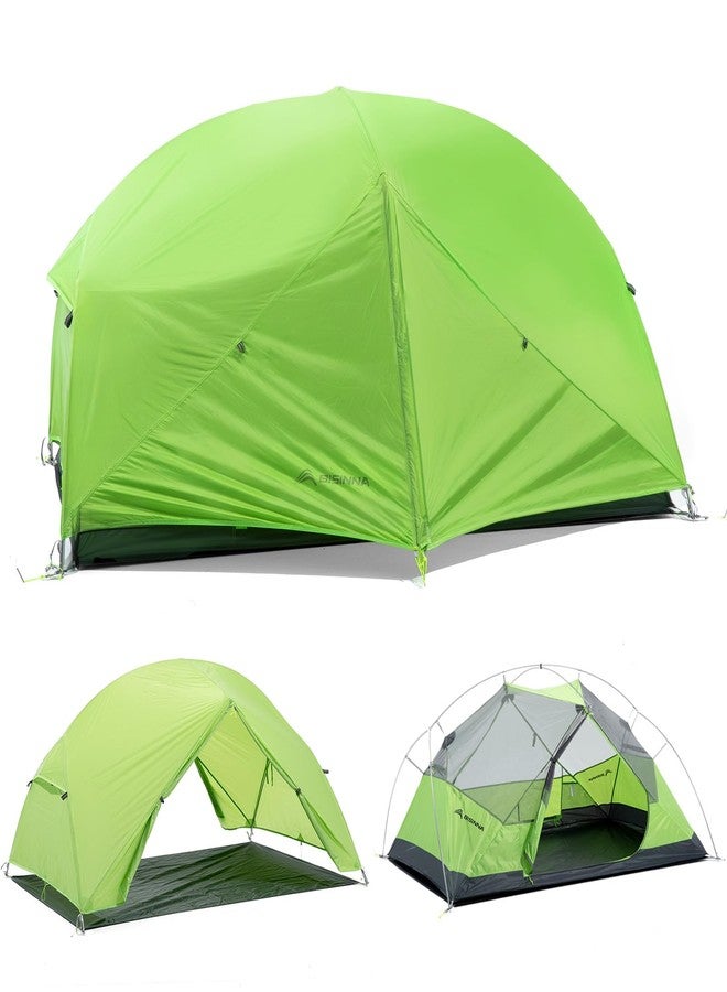 BISINNA Ultralight 2 Person Tent Backpacking Lightweight 3 Season Tent 20D 380T Nylon Rainfly Double Layer Free Standing includes Footprnint for Camping Hiking Biking - Image 1