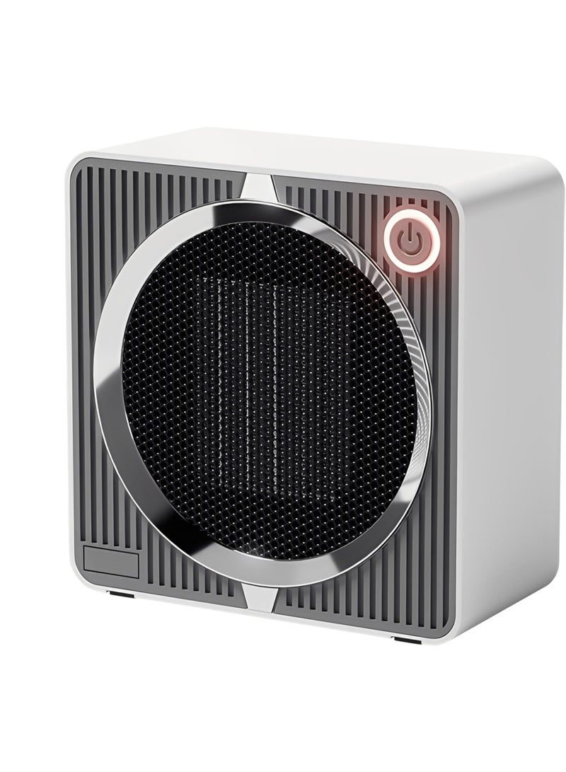 أوريون ماكس سخان سيراميك PTC صغير محمول بقوة 500 وات - سخان مروحة كهربائي شخصي صغير الحجم مع حماية من الحرارة الزائدة والانقلاب، مثالي للمنزل والمكتب وغرفة النوم - Image 1