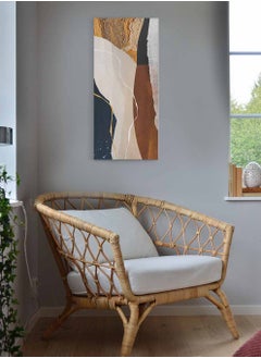 LOWHA Panorama Canvas Wall Art Stretched Over Wooden Frame with Abstract Art Painting  - Image 2