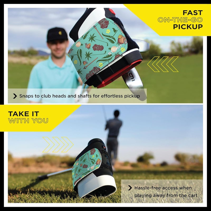 Stick It Magnetic Rangefinder Strap | Strong Magnet Securely Holds to Golf Carts and Golf Clubs for Easy Access | Slim, Form Fitting, Size Adjustable - Image 4