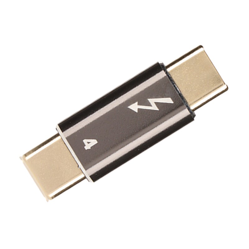 Type C Male To Type C Male Adapter 40Gbps 8K 100W PD Fast Charging - Small Portable Aluminum Alloy USB C Male To USB C Male Connector for Laptop - Image 4
