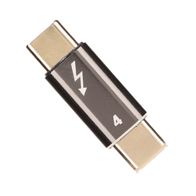 Type C Male To Type C Male Adapter 40Gbps 8K 100W PD Fast Charging - Small Portable Aluminum Alloy USB C Male To USB C Male Connector for Laptop - Image 5