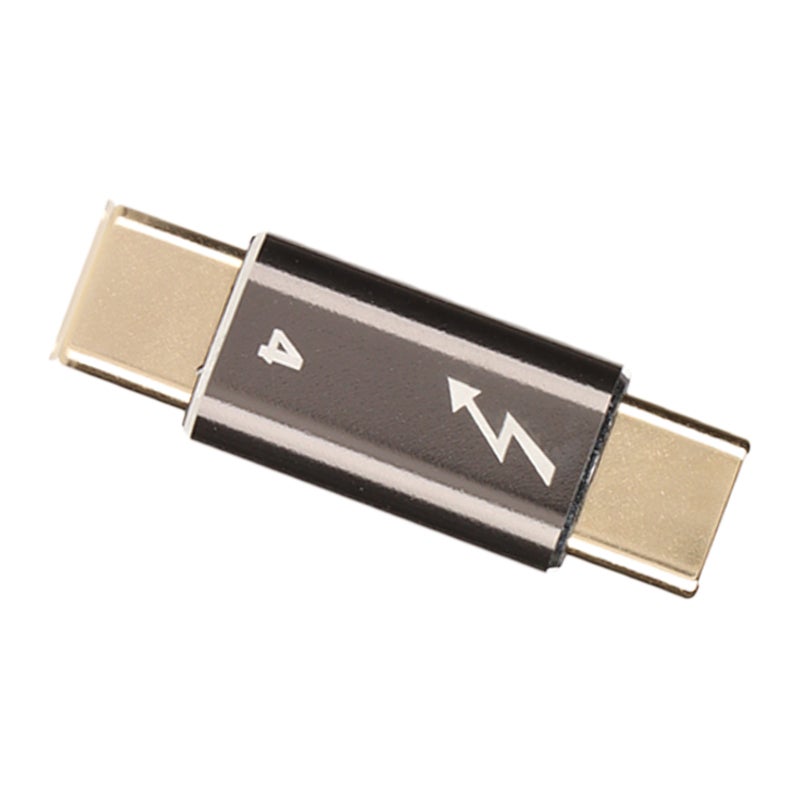 Type C Male To Type C Male Adapter 40Gbps 8K 100W PD Fast Charging - Small Portable Aluminum Alloy USB C Male To USB C Male Connector for Laptop - Image 2
