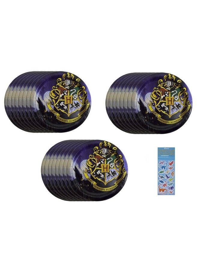 Unique Harry Potter Birthday Party Supplies Bundle Pack Includes Dessert Cake Paper Plates 24 Plates - Image 2