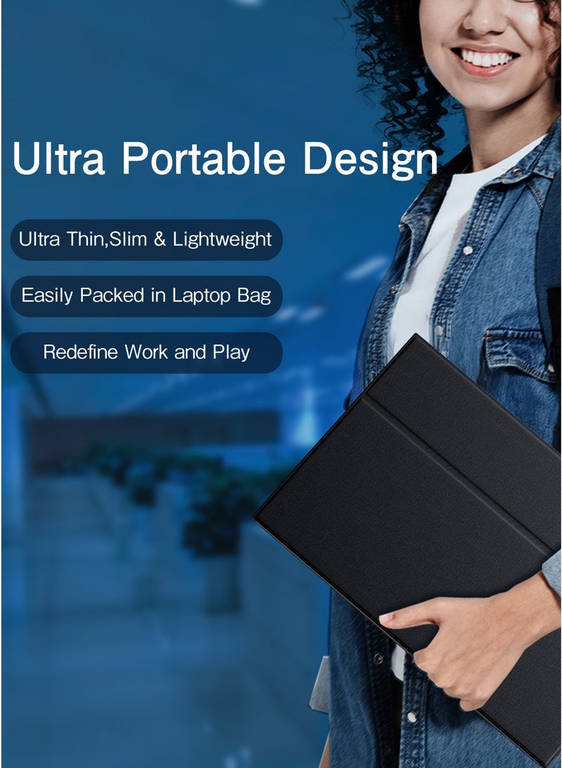 أوبيرفكت شاشة ألعاب محمولة UPERFECT مقاس 16 بوصة بدقة QHD 2560*1600P IPS مزودة بمنفذ USB C ومنفذ Mini HDMI فائقة النحافة للكمبيوتر المحمول/الهاتف/جهاز الألعاب، قابلة للتثبيت على حامل VESA - Image 3