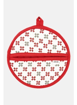 Sttelli Bloom Pot Holder 23 x 23 D cm, Red Combo  - Image 2