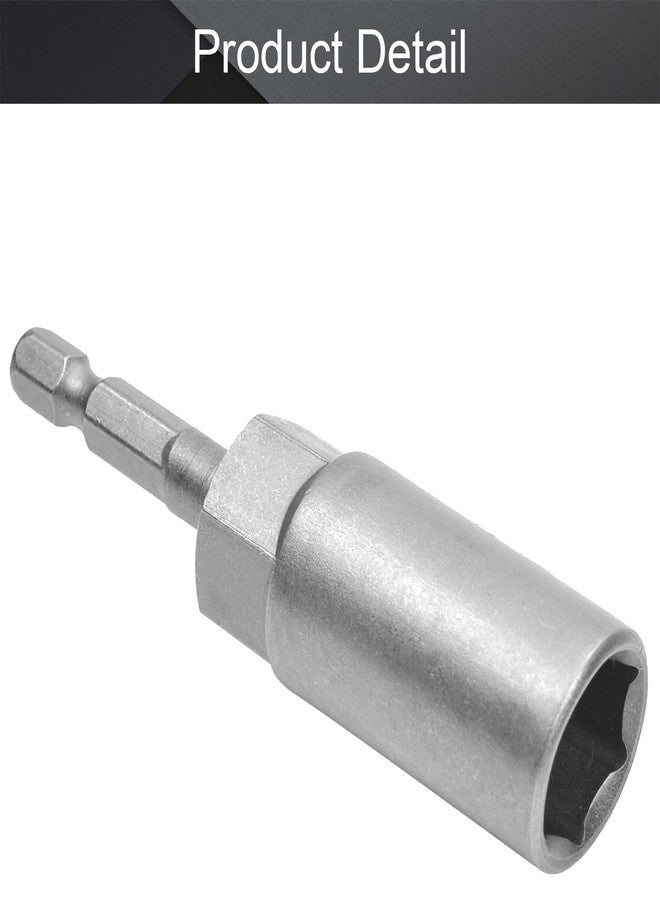اتول مارت أداة مثقاب مفك صواميل صدمية سريعة التغيير من يو تول مارت، مقاس 1/4 بوصة، ساق سداسية، 14 مم، طول 80 مم، متري، بدون مغناطيسية - Image 4