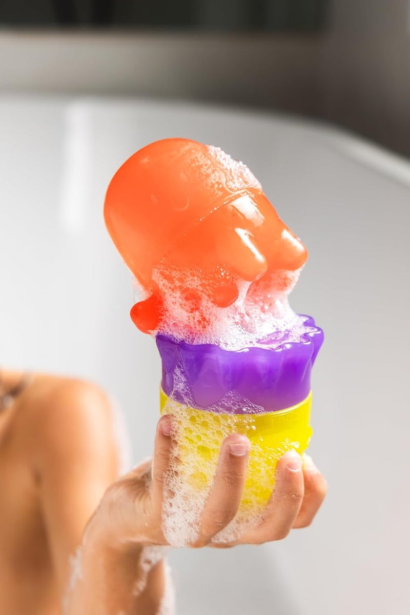 Ubbi Translucent Interchangeable Bath Toys for Baby and Toddler, Colorful Mix and Match Baby Bathtub Toys, Set of 4 - Image 2