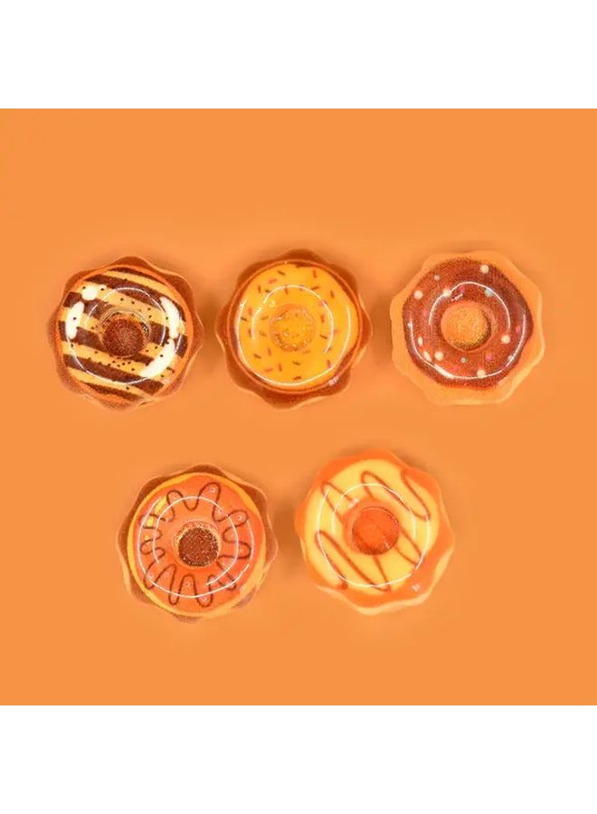 3pcs Dollhouse Mini Donut Prop Set Realistic Bakery Decor Random Styles - Image 2