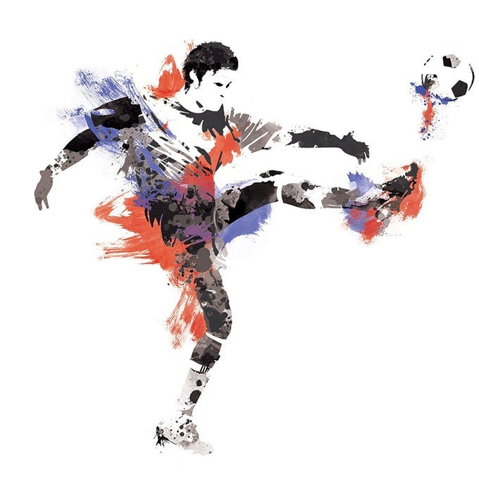 RMK2490GM MENS SOCCER CHAMPION PEEL AND STICK GIANT WALL DECALS
