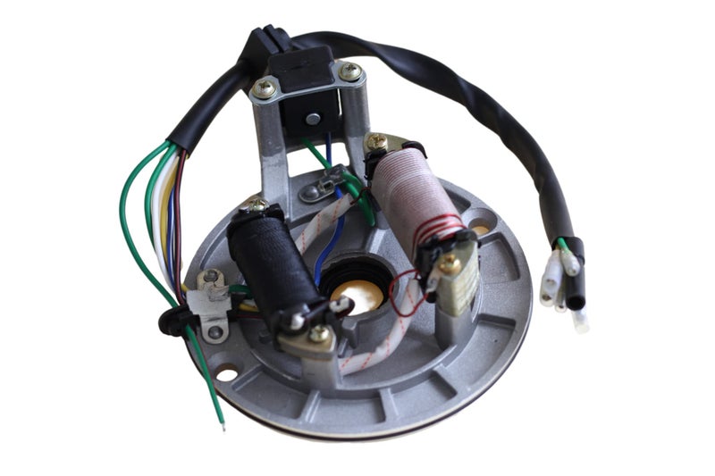 Trkimal 2 Coil Ignition Magneto Stator Plate for 50cc 70cc 90cc 110cc 125cc Kazuma Taotao Baja SSR Go-Karts Pocket Bikes Choppers ATV Quad Dirt Kick Bike 4 Wheeler - Image 3