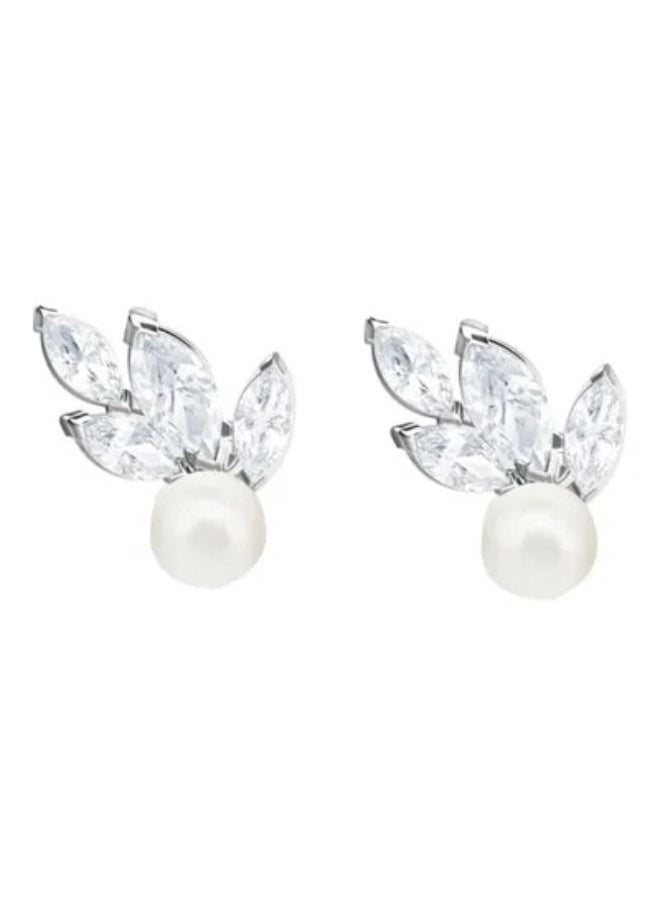 Chomel Louison Pearl Pierced Stud Earrings  - Image 1