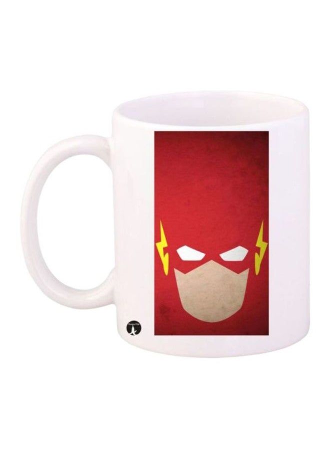 RKN The Flash Printed  Mug White/Red/Yellow - Image 1