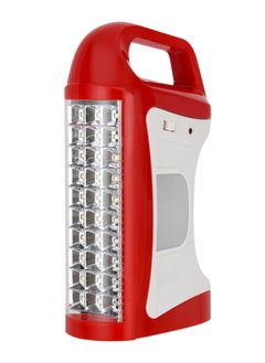 GEEPAS Rechargeable LED Lantern 30 pcs 5630 SMD LEDs, 2 Side Panels with 18 pcs SMD LEDs | 3 Modes, Perfect for Indoor and Outdoor Use, 60 Hours Continuous Working| 2 Years Warranty GE5511G RED  - Image 1