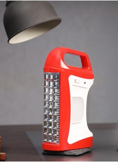 GEEPAS Rechargeable LED Lantern 30 pcs 5630 SMD LEDs, 2 Side Panels with 18 pcs SMD LEDs | 3 Modes, Perfect for Indoor and Outdoor Use, 60 Hours Continuous Working| 2 Years Warranty GE5511G RED  - Image 2