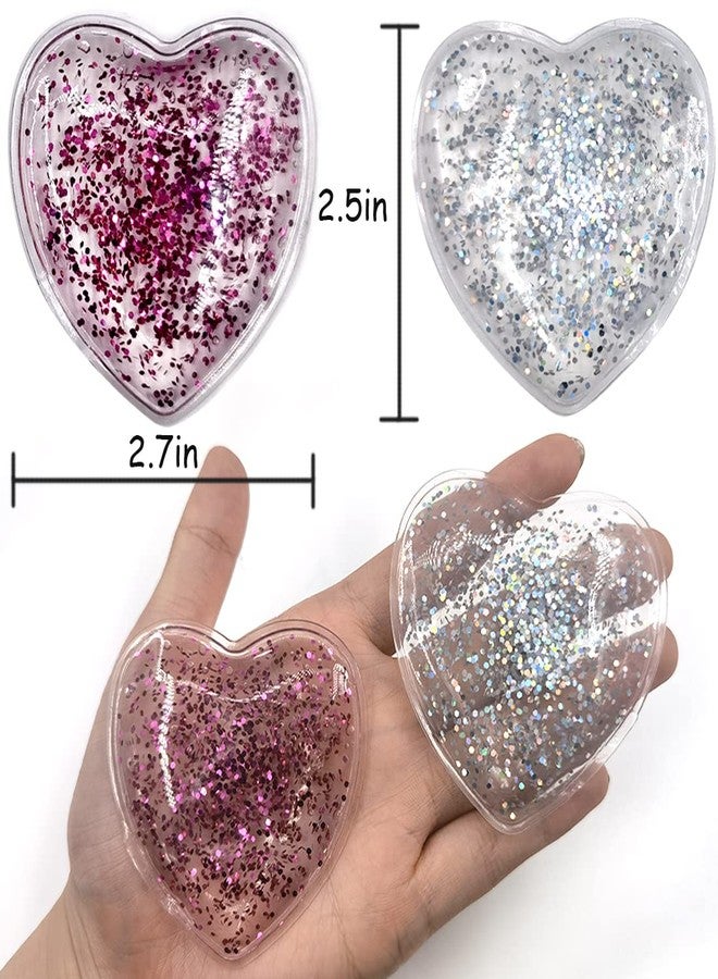 coldchill Reusable Gel Eye Ice Pack, Eye Cold Pads, Hot ＆ Cold Treatment for Eye Strain, Eye Swelling, Eye Redness, Puffy Eyes, Dark Circles, Smooth Fine Lines, and Eye Recover Surgery (2 Hearts ＆ 4PCS) - Image 2