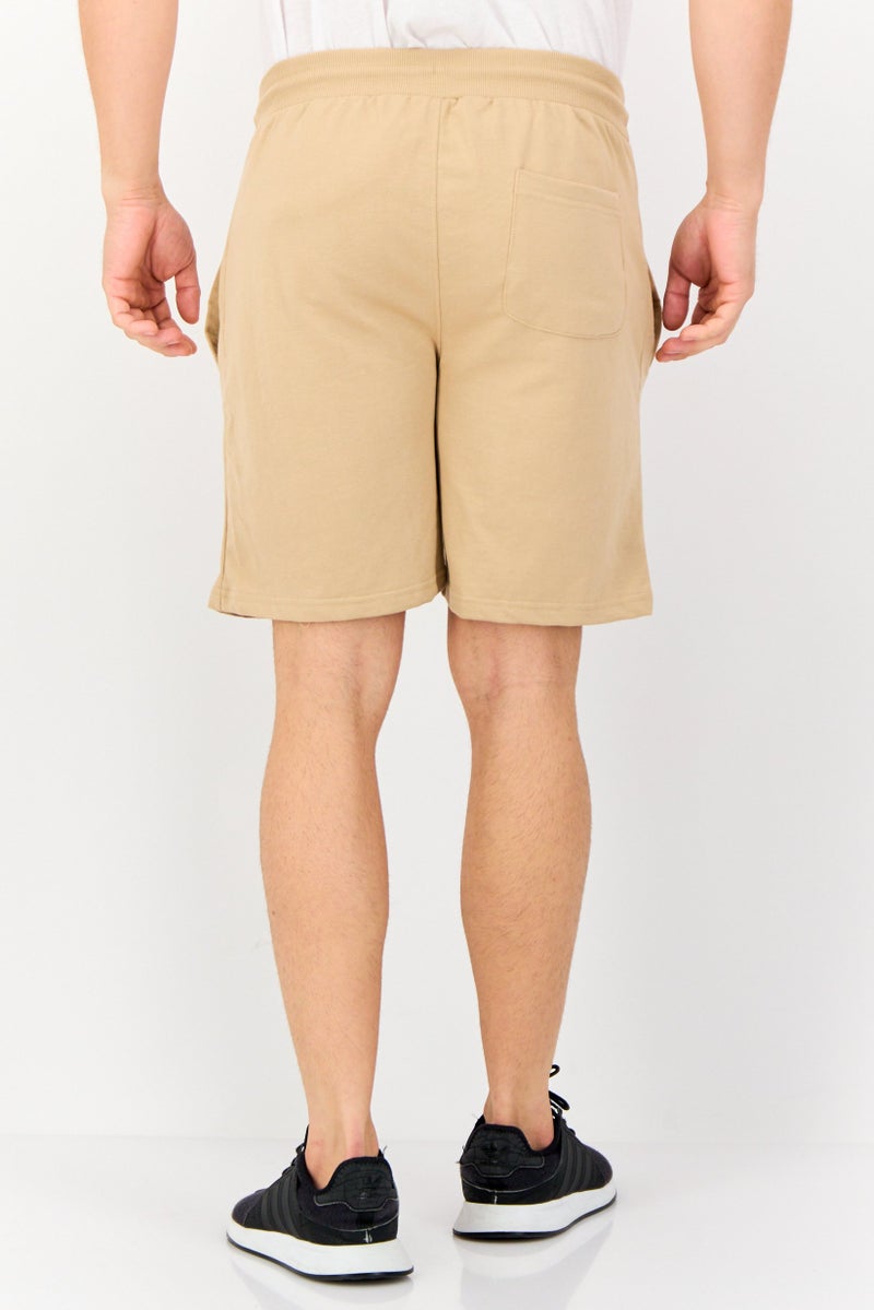 LOTTO Men Sportswear Fit Drawstring Outdoor Shorts, Tan - Image 2