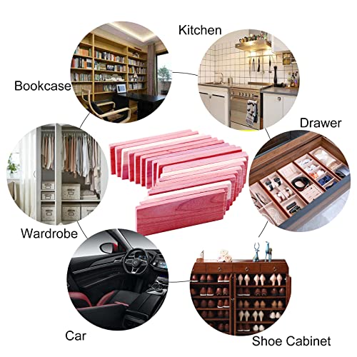 Cedar Space Cedar Blocks for Clothes Storage 16 Pcs, 2 Value Packs 100% Aromatic Red Ceder Blocks, Cedar Planks, Cedar Accessories for Closets Storage - Image 3