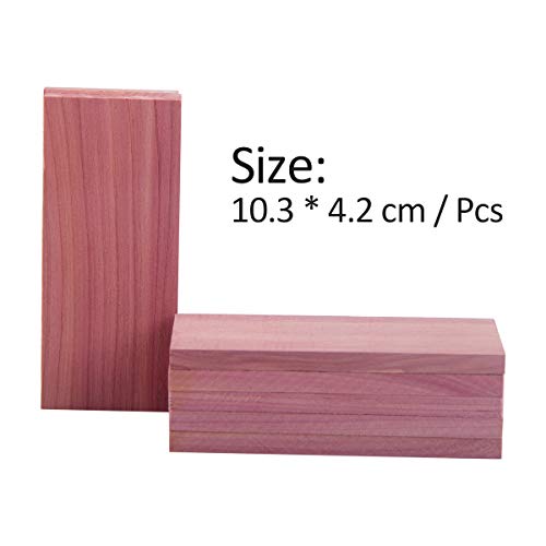 Cedar Space Cedar Blocks for Clothes Storage 16 Pcs, 2 Value Packs 100% Aromatic Red Ceder Blocks, Cedar Planks, Cedar Accessories for Closets Storage - Image 5