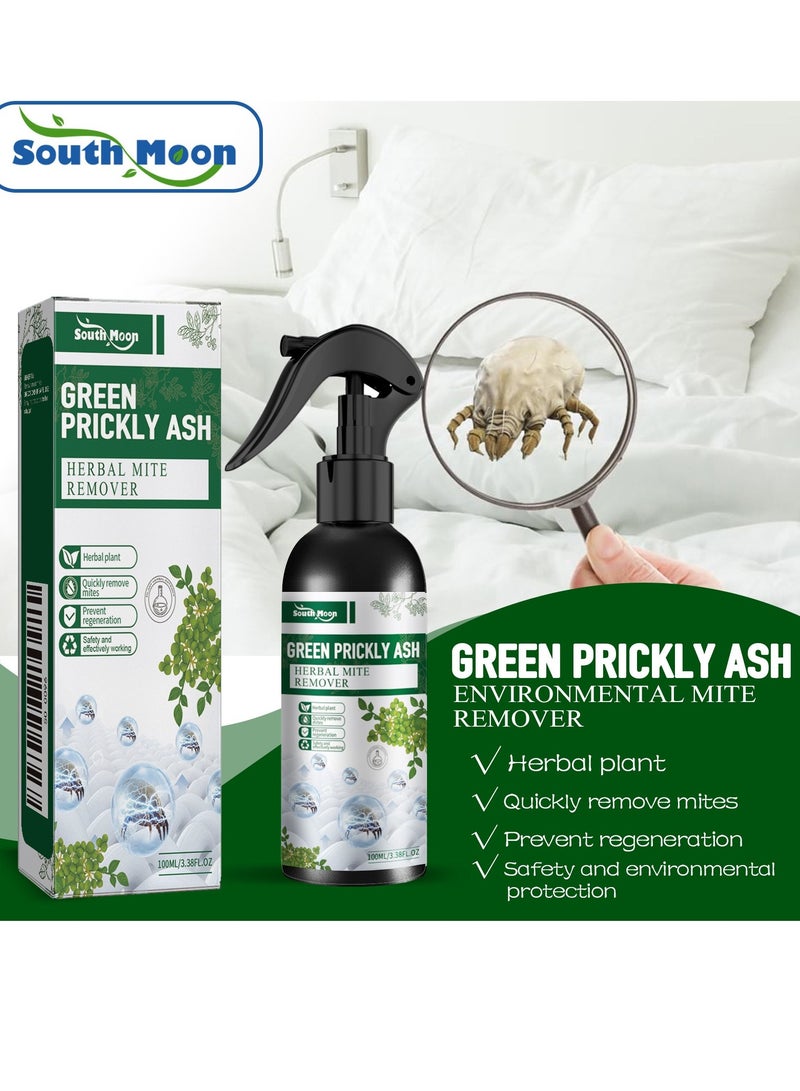 SOUTH MOON 100ml Bed Bug & Dust Mite Killer, Carpet Beetle & Moth Killer Spray, Dry Household Treatment, Kills Dust Mites and the Germs they Carry, Prevents Allergies and Reinfestation, Pet & Children Friendly - Image 2