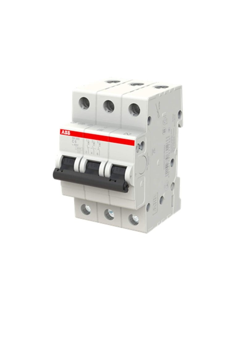 ABB Three pole Miniature Circuit Breaker 32A TP MCB 6KA TYPE C SH203-C32 2CDS213001R0324 - Image 1