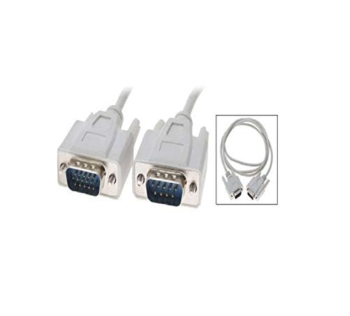 Terabyte Male To Male Vga Cable 10 Meter, Support Laptop Pc/Monitor/Lcd/Led, Plasma, Projector, Tft. Vga To Vga Converter Adapter Cable (White) - Image 4