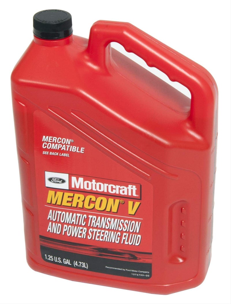 Ford Genuine XT-5-5QM MERCON-V Automatic Transmission and Power Steering Fluid - 5 Quart - Image 1