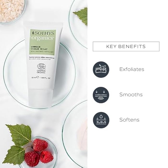 SOTHYS Skin Radiance Exfoliant | Gentle Organic Face Scrub for Exfoliating, Formulated for All Skin Types, Even Sensitive | Vegan Formula for Radiant Skin - Image 5
