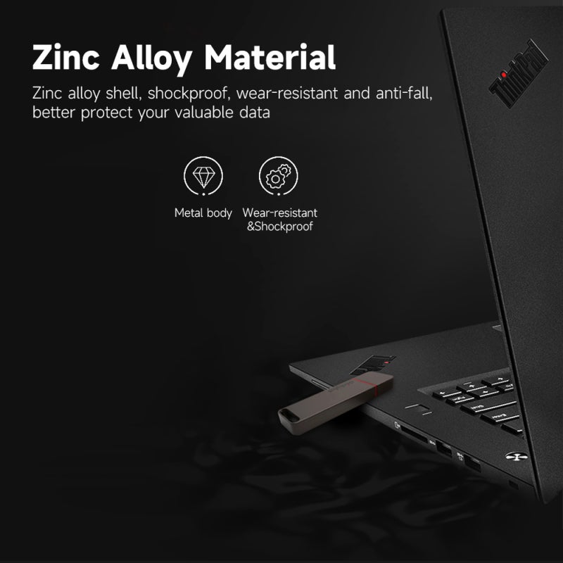 Portable SSD 1TB Zinc Alloy Shell USB3.1 Gen1 High-Speed Transmission - Shockproof Wear-Resistant Anti-Fall - Large Capacity Portable Design for Storing Videos Photos Office Files - Image 5