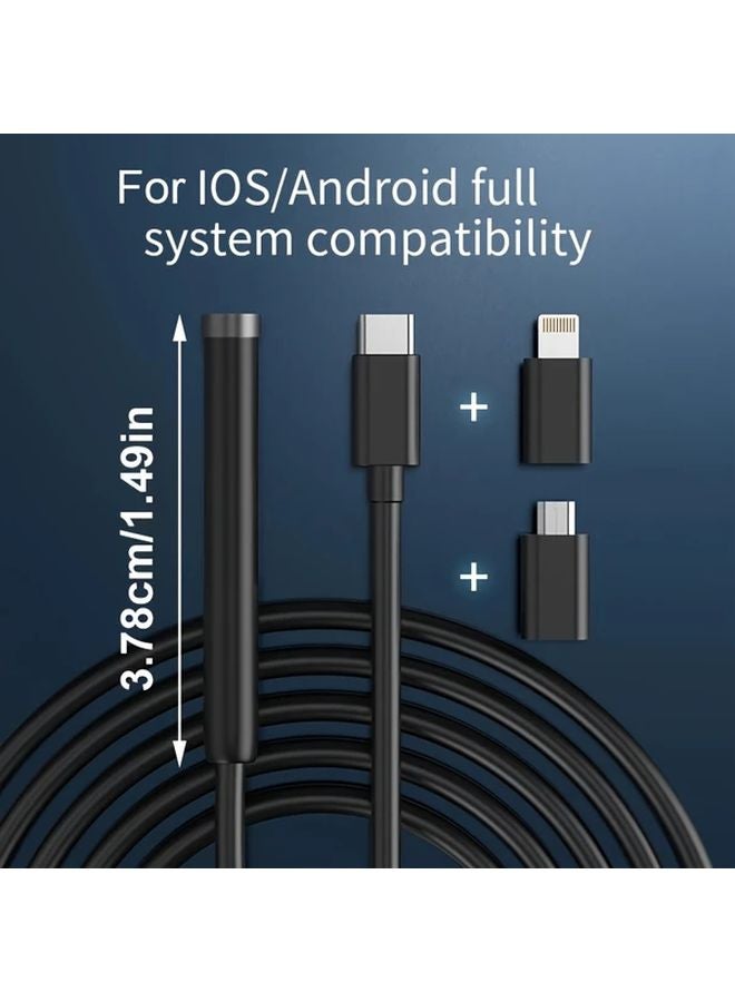Industrial Endoscope Camera 1000cm Hard Wired USB IP67 Waterproof For Android iOS - Image 3