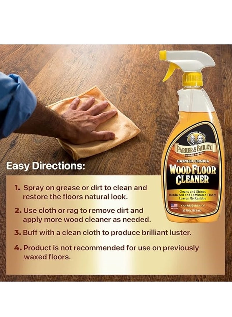 Parker & Bailey Wood Floor Cleaner 651 ML  - Image 2
