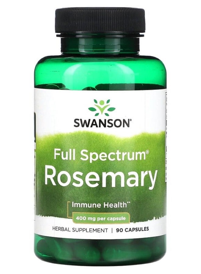 SWANSON Full Spectrum Rosemary 400 mg 90 Caps