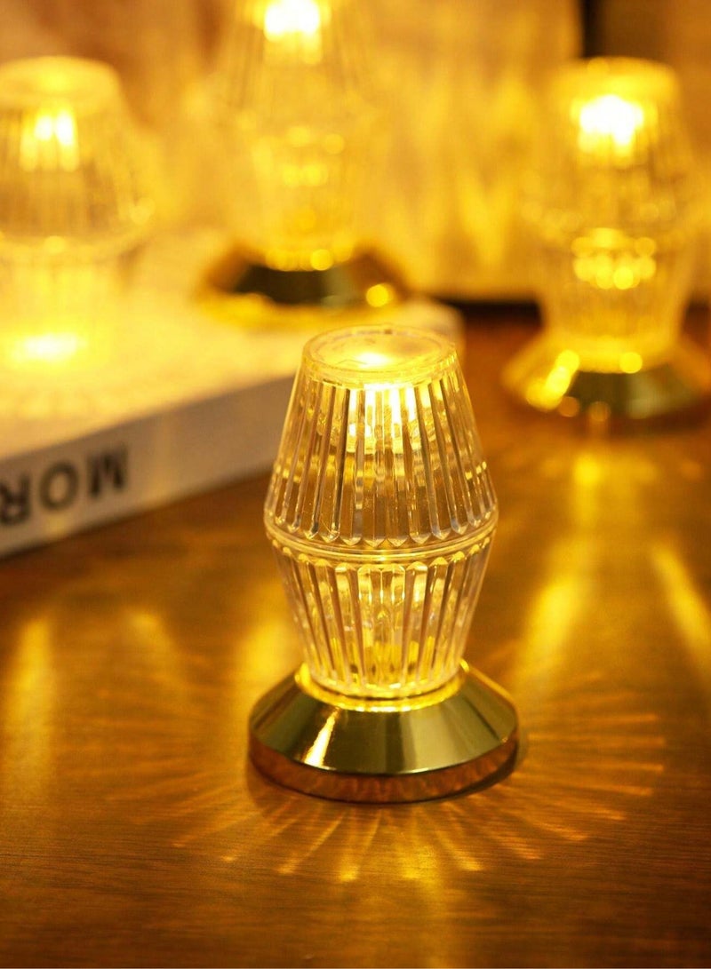 3 قطع مصباح طاولة LED ماسي لتزيين رمضان والعيد للمنزل والمكتب - Image 3