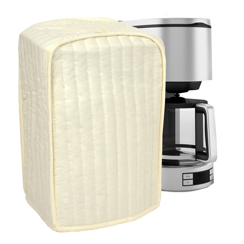 Ritz Premium Universal Coffee Maker Cover 16 x 115 x 775 Durable LongLasting HighQuality Lightweight Polyester And Cotton Blend Natural