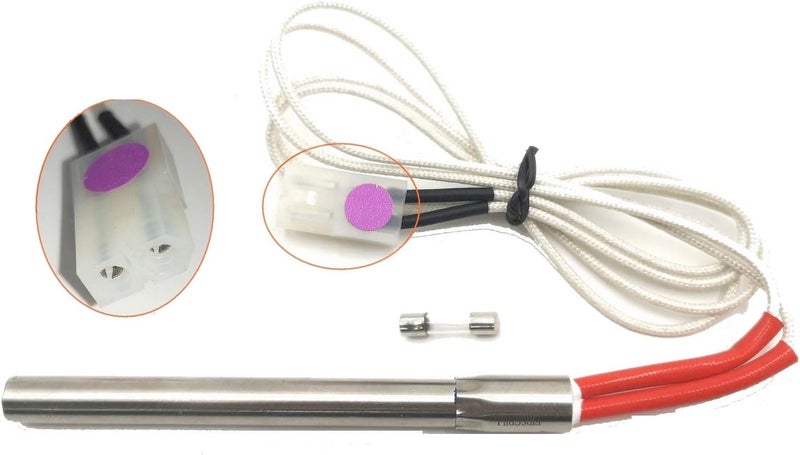 Firsgrill 1-Pack Hot Rod Ignited Kit Replacement for Treager, Pit Boss, Camp Chef Wood Pellet Grills with 200W 110/120V Ignitors - Image 1